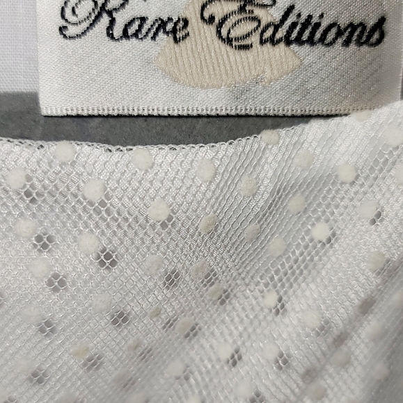 Rare Addictions White Flower Girl size 10 sleeveless, Long VERY Clean Classy - Picture 12 of 16